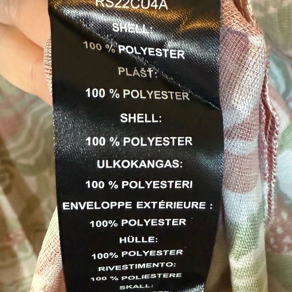 Andrea Iyamah Gamba Abstract Mushroom Red Cream Patterned Kimono NWT O/S - Picture 7 of 9